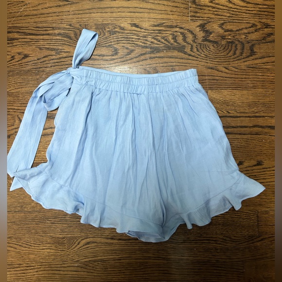 Impeccable Pig Blue Wrap Around Skort - Size Small - Picture 2 of 3